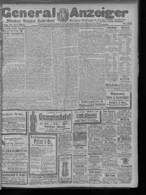 Münchner neueste Nachrichten Montag 16. Juli 1900