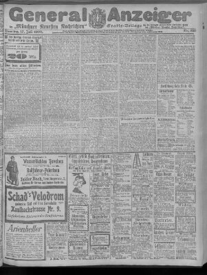 Münchner neueste Nachrichten Dienstag 17. Juli 1900