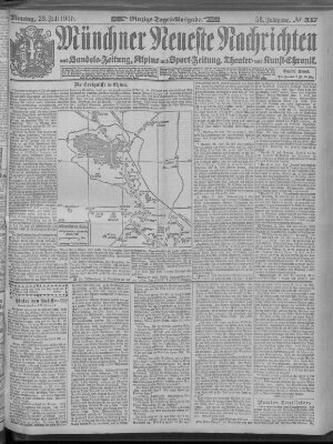 Münchner neueste Nachrichten Montag 23. Juli 1900