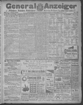 Münchner neueste Nachrichten Montag 2. April 1900