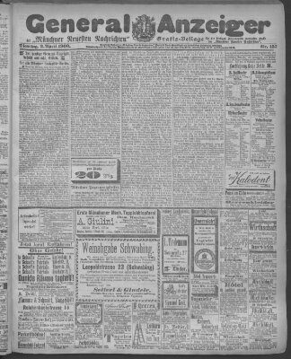 Münchner neueste Nachrichten Dienstag 3. April 1900