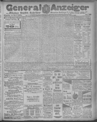 Münchner neueste Nachrichten Dienstag 10. April 1900