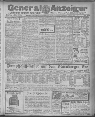 Münchner neueste Nachrichten Dienstag 1. Mai 1900