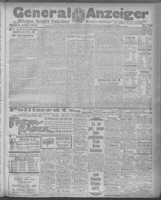 Münchner neueste Nachrichten Mittwoch 2. Mai 1900