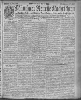 Münchner neueste Nachrichten Freitag 4. Mai 1900