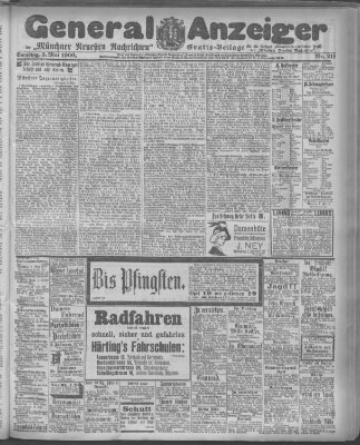 Münchner neueste Nachrichten Samstag 5. Mai 1900