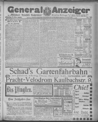 Münchner neueste Nachrichten Dienstag 8. Mai 1900