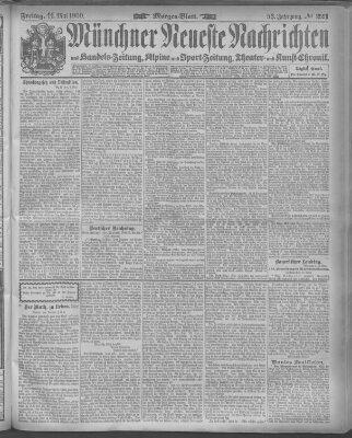 Münchner neueste Nachrichten Freitag 11. Mai 1900