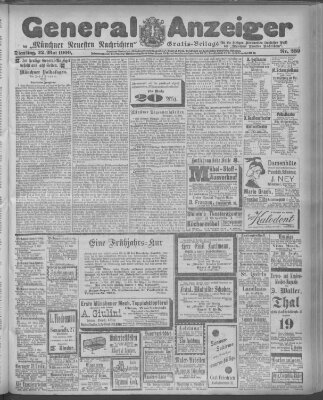 Münchner neueste Nachrichten Dienstag 22. Mai 1900