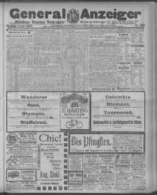 Münchner neueste Nachrichten Samstag 2. Juni 1900