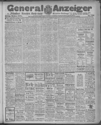 Münchner neueste Nachrichten Freitag 22. Juni 1900