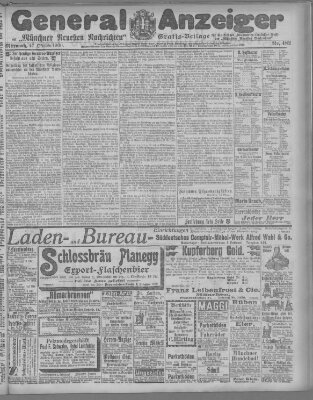 Münchner neueste Nachrichten Mittwoch 17. Oktober 1900