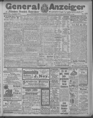 Münchner neueste Nachrichten Mittwoch 5. Dezember 1900