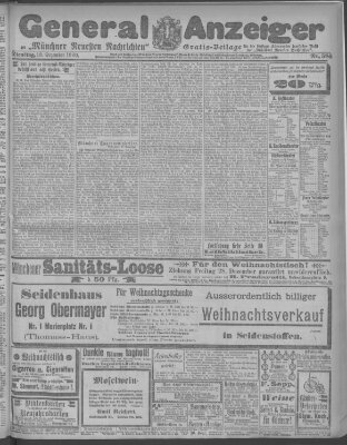 Münchner neueste Nachrichten Dienstag 18. Dezember 1900