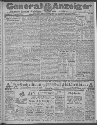 Münchner neueste Nachrichten Samstag 29. Dezember 1900