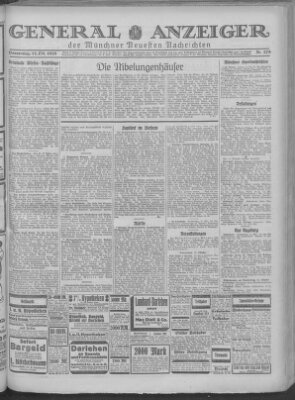 Münchner neueste Nachrichten Donnerstag 11. Oktober 1928