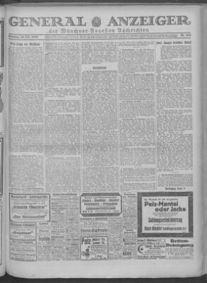 Münchner neueste Nachrichten Dienstag 16. Oktober 1928