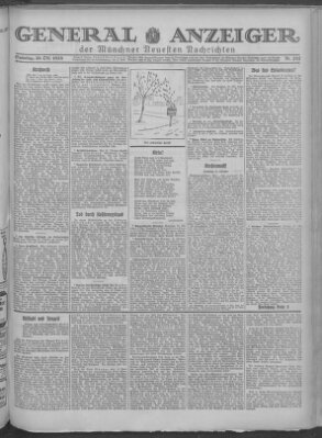 Münchner neueste Nachrichten Samstag 20. Oktober 1928