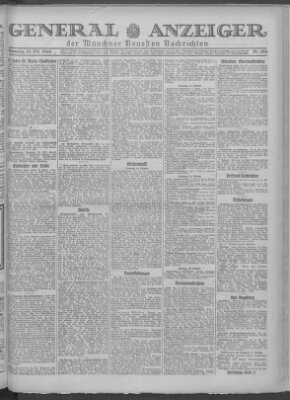 Münchner neueste Nachrichten Samstag 27. Oktober 1928
