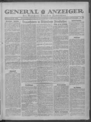 Münchner neueste Nachrichten Mittwoch 31. Oktober 1928