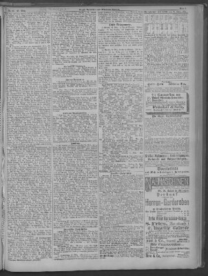 Neueste Nachrichten und Münchener Anzeiger (Münchner neueste Nachrichten) Dienstag 25. März 1884