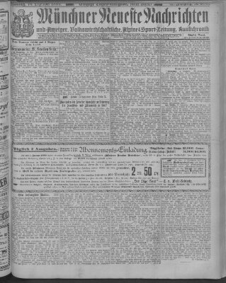 Münchner neueste Nachrichten Montag 16. Dezember 1889