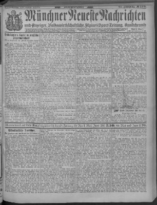 Münchner neueste Nachrichten Mittwoch 16. April 1890