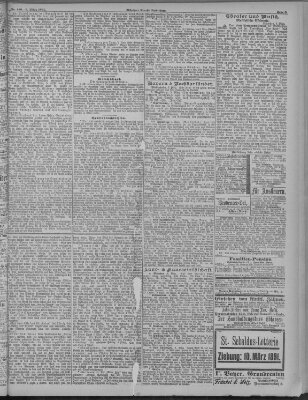 Münchner neueste Nachrichten Freitag 6. März 1891