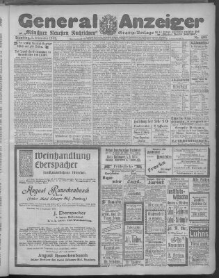 Münchner neueste Nachrichten Dienstag 2. September 1902