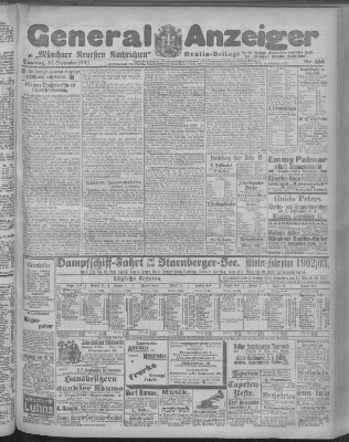 Münchner neueste Nachrichten Dienstag 30. September 1902