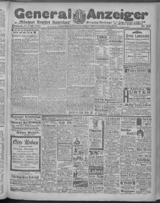 Münchner neueste Nachrichten Mittwoch 15. Oktober 1902