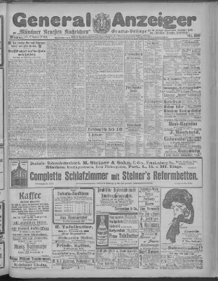 Münchner neueste Nachrichten Montag 27. Oktober 1902