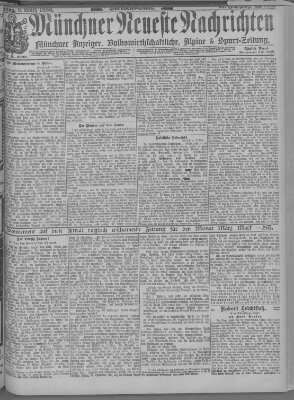 Münchner neueste Nachrichten Freitag 9. März 1888