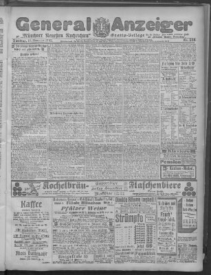 Münchner neueste Nachrichten Dienstag 18. November 1902