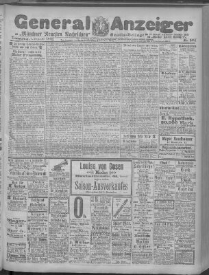 Münchner neueste Nachrichten Donnerstag 4. Dezember 1902