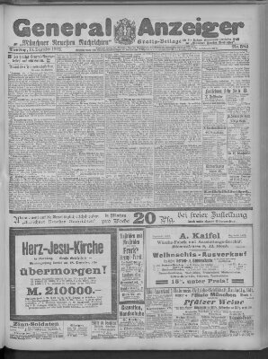 Münchner neueste Nachrichten Dienstag 16. Dezember 1902