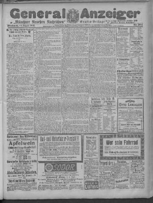 Münchner neueste Nachrichten Mittwoch 20. August 1902