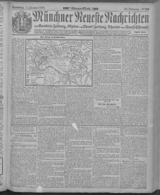 Münchner neueste Nachrichten Samstag 3. Februar 1900