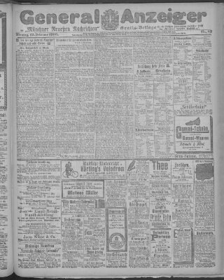 Münchner neueste Nachrichten Montag 19. Februar 1900