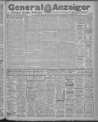 Münchner neueste Nachrichten Mittwoch 21. Februar 1900