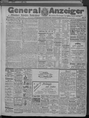 Münchner neueste Nachrichten Donnerstag 2. Januar 1902