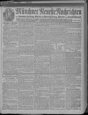 Münchner neueste Nachrichten Mittwoch 8. Januar 1902