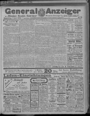 Münchner neueste Nachrichten Donnerstag 9. Januar 1902