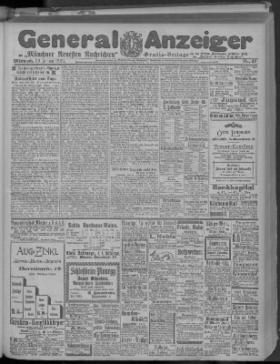 Münchner neueste Nachrichten Mittwoch 29. Januar 1902