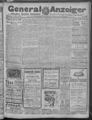 Münchner neueste Nachrichten Montag 17. März 1902