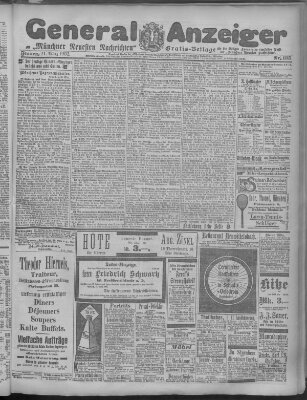 Münchner neueste Nachrichten Freitag 21. März 1902