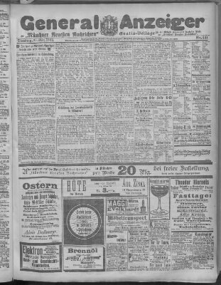 Münchner neueste Nachrichten Dienstag 25. März 1902