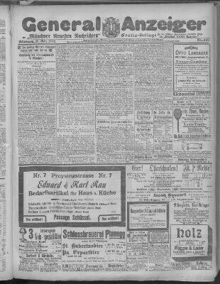 Münchner neueste Nachrichten Mittwoch 26. März 1902