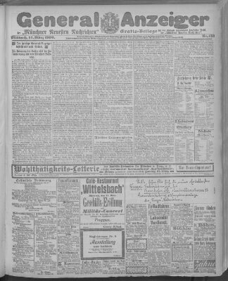 Münchner neueste Nachrichten Mittwoch 14. März 1900