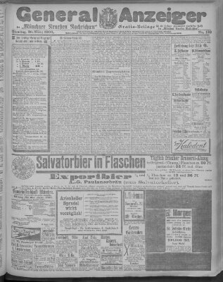 Münchner neueste Nachrichten Dienstag 20. März 1900